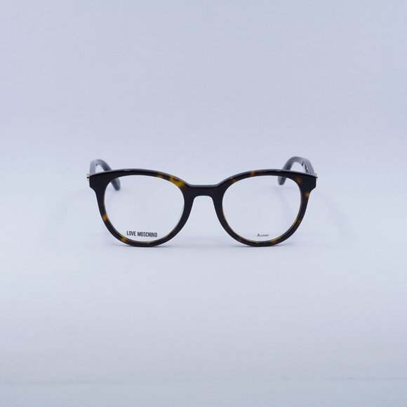 ?️ New Moschino MOL518 0086 00 Eyeglasses - Havana Frame 49mm - Lowest price! main image 11